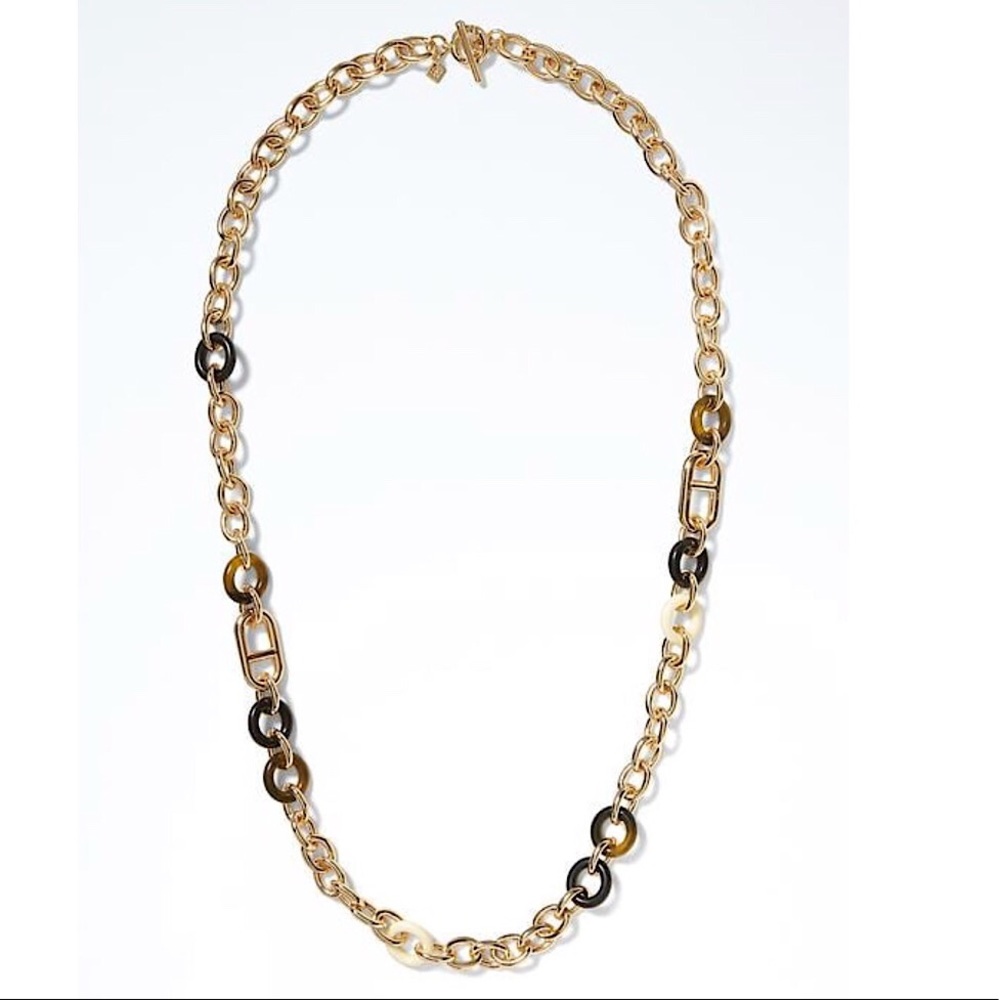 Banana Republic Tortoise Layer Necklace 
Gold